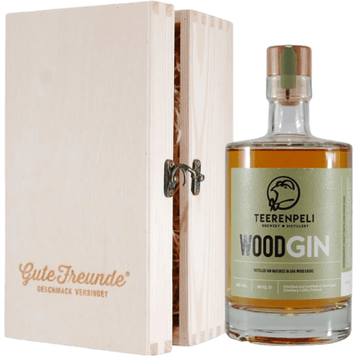 Teerenpeli Wood Gin with wooden gift box