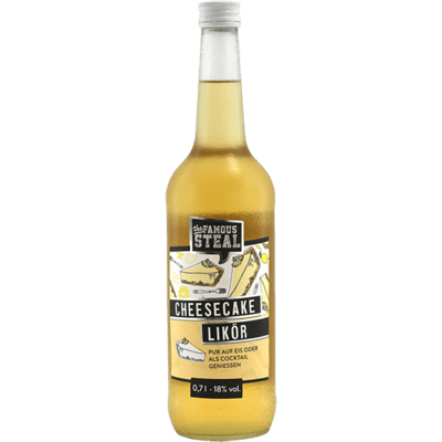 The Famous Steal Cheesecake Liqueur
