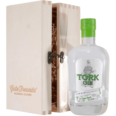 Tork Gin with wooden gift box
