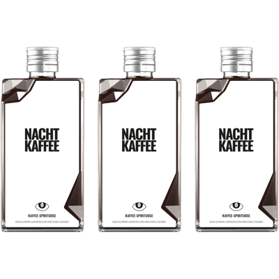 3x NACHTKAFFEE Liquid Cocaine Shot - coffee spirit