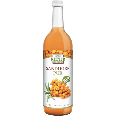 Obsthof Retter organic pure sea buckthorn juice