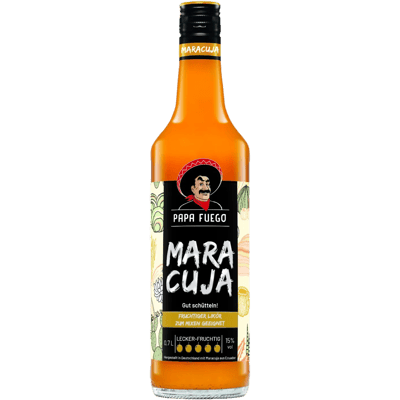 Papa Fuego passion fruit liqueur