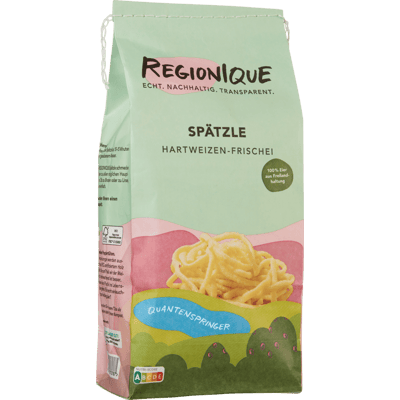 Durum wheat fresh egg spaetzle QUANTENSPRINGER