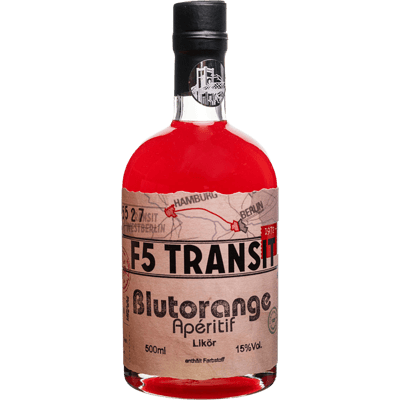 Blood orange aperitif liqueur No. 5527 - F5 Transit