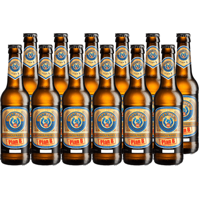 12x Braumanufaktur Sander Plan B - alkoholfreies Pils