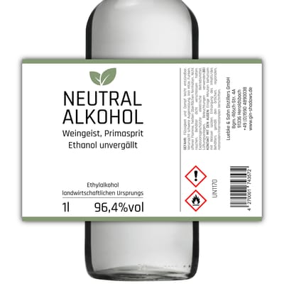 SHADOWS Distillery Wine spirit Primasprit - Neutral alcohol