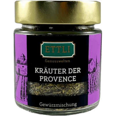 Herbs de Provence in a screw-top jar - spice mix