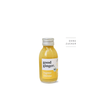 4x good ginger Bio Ingwer Shots - Zitrone