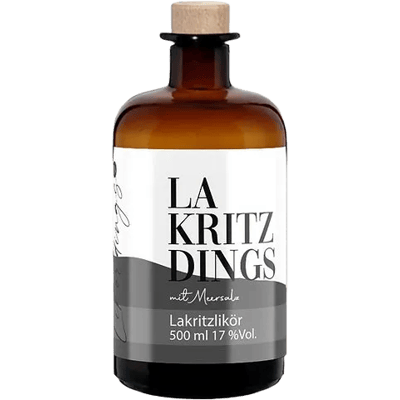 Liquorice liqueur with sea salt