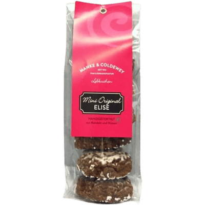 6x Ingwer Mini Elisen Lebkuchen Zuckerguss