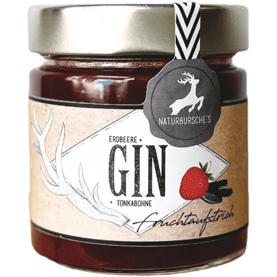 Naturbursche Erdbeer Gin Fruchtaufstrich