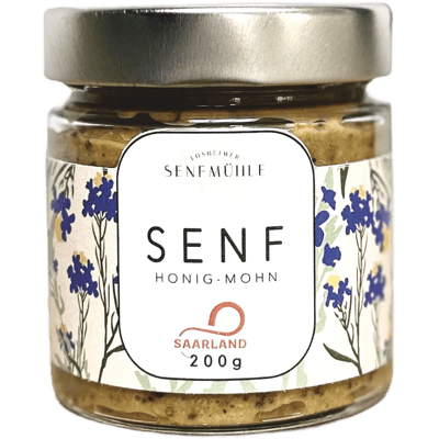 Naturbursche honey-poppy seed organic mustard
