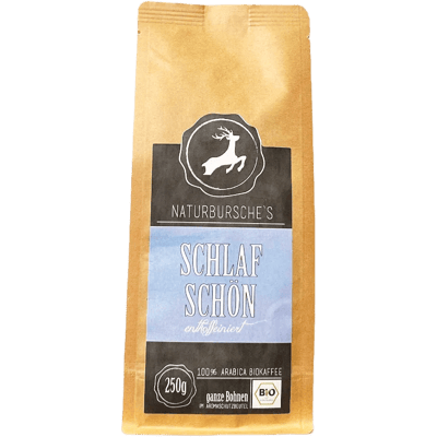 Naturbursche Schlafschön organic decaffeinated coffee