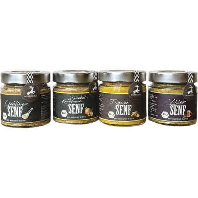 Naturbursche Senf-Roulette (4x Biosenf)