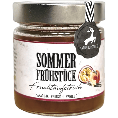 Naturbursche Sommerfrühstück Fruchtaufstrich