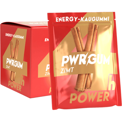 PWRGUM Cinnamon 20-pack - Energy chewing gum