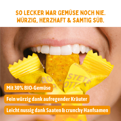 Malunt 12er Mixbox (3x Mediterrane Tomate + 3x Pikante Paprika + 3x Würziger Kürbis+ 3x Geröstete Karotte)