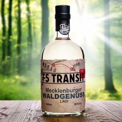 F5 Transit Mecklenburger Waldgenuss Likör No. 5530 - Pfefferminze-Ingwer-Likör