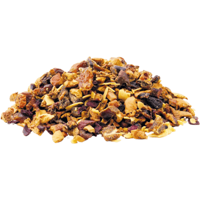 Fruit tea Roasted almonds