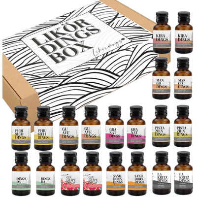 Liqueur tasting box - 20 liqueurs