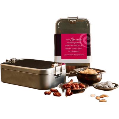 Lunchbox mit Mandeln (3x Mandeln + 1x Lunchbox)