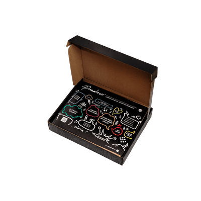 Pizzaliener dessert gift box (1x lemon liqueur + 1x pana cotta liqueur + 1x pistachio liqueur + 1x coffee liqueur)