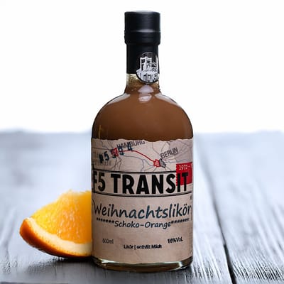 F5-Transit Weihnachtslikör No. 5594 - Schoko-Orangen-Likör