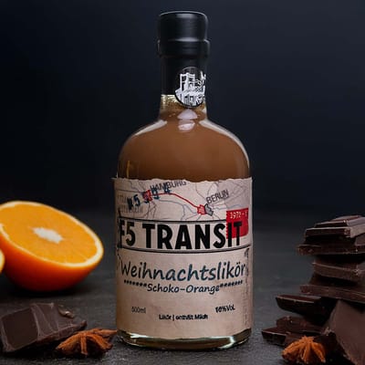F5-Transit Weihnachtslikör No. 5594 - Schoko-Orangen-Likör