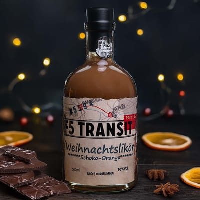F5-Transit Weihnachtslikör No. 5594 - Schoko-Orangen-Likör
