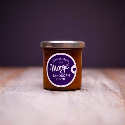 Marge's Sanddorn Birne Fruchtaufstrich