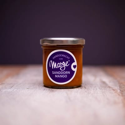 Marge's Sanddorn Mango Fruchtaufstrich