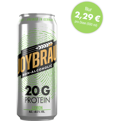 24x JoyBräu Lemon - alkoholfreies Proteinbier 3