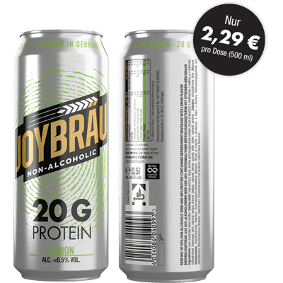 JoyBräu Proteinbier Probierpaket alkoholfrei (6x Lemon + 6x Grapefruit) 3