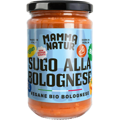 MAMMA NATUR Sugo alla Bolognese Vegan