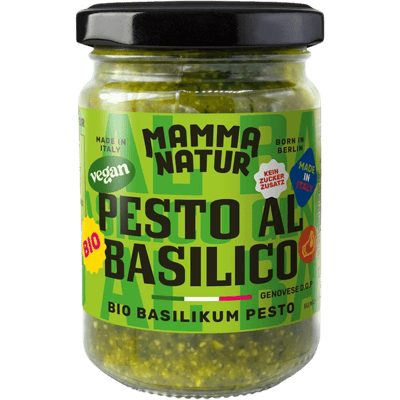 MAMMA NATUR Pesto Basilico Genovese D.O.P vegan