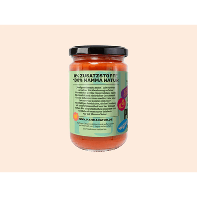 MAMMA NATUR Sugo al Pomodoro e Basilico - Bio-Tomatensauce mit Basilikum