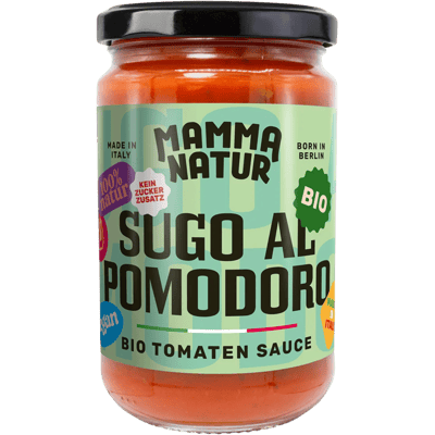 MAMMA NATUR Sugo al Pomodoro e Basilico - Bio-Tomatensauce mit Basilikum