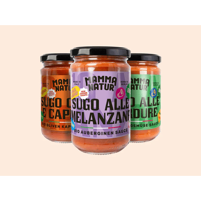 MAMMA NATUR Sugo alle Melanzane - Bio Auberginensauce