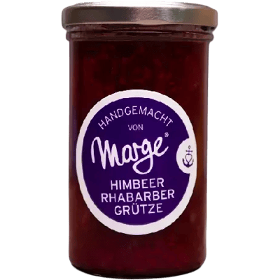 Marge's Rhabarber-Himbeer-Grütze