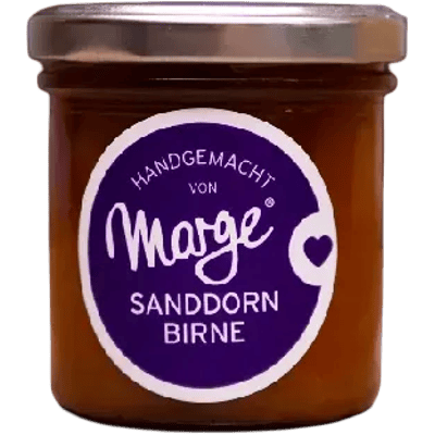 Marge's Sanddorn Birne Fruchtaufstrich