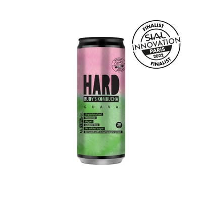 Rudy's Kombucha - 9x Hard Kombucha Guava