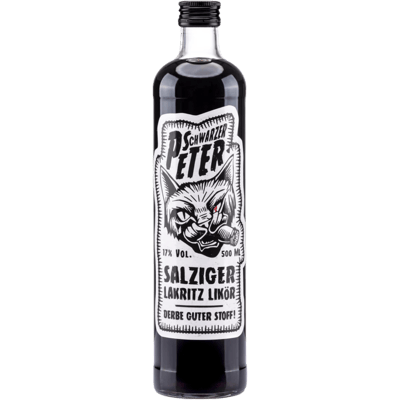 Schwarzer Peter Salziger Lakritzlikör