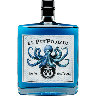 Smutje El Pulpo Azul - Gin with color change