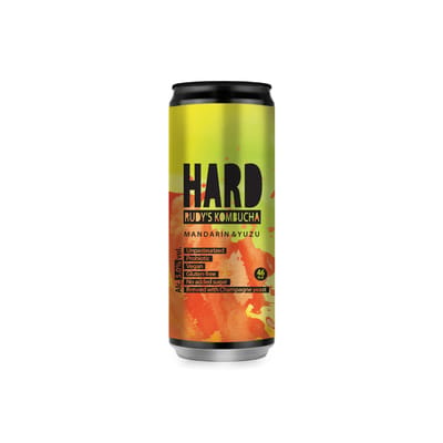 9x Rudy's Kombucha - Hard Kombucha Mandarin & Yuzu - alcoholic Kombucha