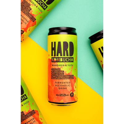 9x Rudy's Kombucha - Hard Kombucha Mandarin & Yuzu