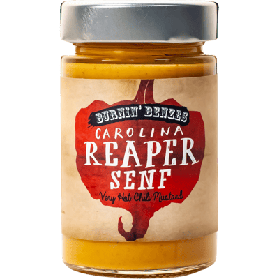 Burnin' Benzes Carolina Reaper Senf
