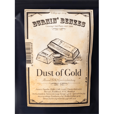 Burnin' Benzes Dust of Gold - Gewürzmischung