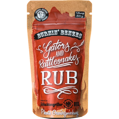 Burnin' Benzes Gators & Rattlesnakes Rub - Gewürzmischung