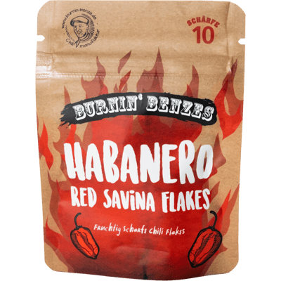 Burnin' Benzes Habanero Red Savina Chili Flakes