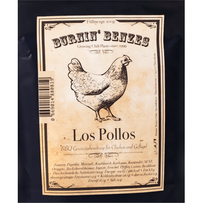 Burnin' Benzes Los Pollos - Gewürzmischung